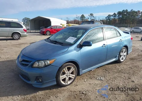 2013 Toyota Corolla S z USA, uszkodzony, nr VIN 5YFBU4EE7DP197818